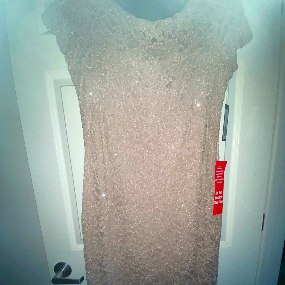 Size 10 taupe formal dress